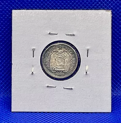 1912 Ecuador 1/10 Sucre (Toned Unc.) • $15