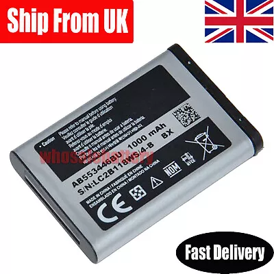 Replacement For Samsung AB553446BU Battery - B2100 C5212 C3300 M110 B108 • £12.66