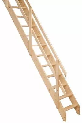 £259.99 • Buy Space Saving Staircase - Extra Wide Saver Stairs Lisbon Loft Stair Ladder 