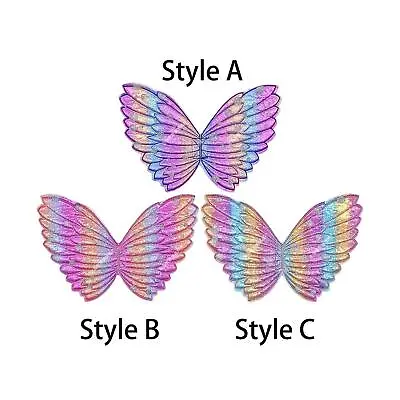 Lovely Girls Butterfly Wing Prop Kids Cosplay Angel Elf Apparel Cherub Child • £6.34