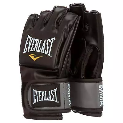 Everlast MMA Pro Style Grappling Boxing Gloves Small And Medium Black • $28.65