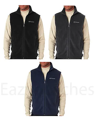 Columbia Men's Cathedral Peak II Vest Size S-3XL Quick Dri Fleece Jacket • $37.95