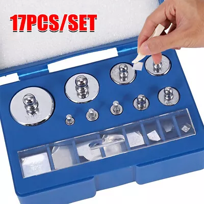 Nickel Plated Steel Calibration Precision Weight Set For Digital Pocket Scale • £7.95