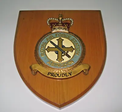 Royal Air Force Station - ABINGDON - RAF Wall Plaque Shield • £34.99