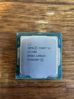 Intel Core I3-7100 - 3.9 GHz   SR35C Processor LGA 1151 • $12