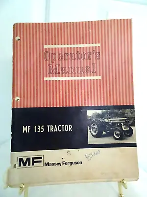 Massey Ferguson MF 135 Tractor Operators Manual • $15
