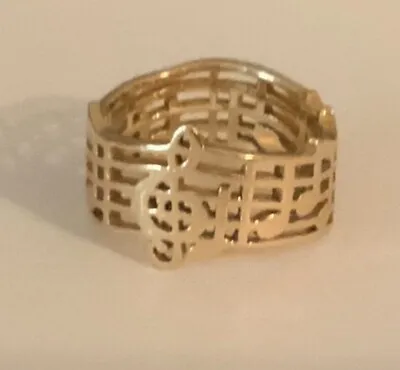 James Avery 14k Gold Musical Note Ring-Retired. Size 8.5 • £712.45