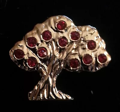 Lehi's  Tree Of Life  With RED STONES Lapel Pin Lds Mormon • $7.99