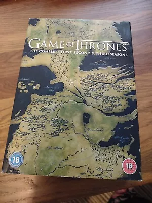 Game Of Thrones Seasons 1 2 & 3 DVDs • £2