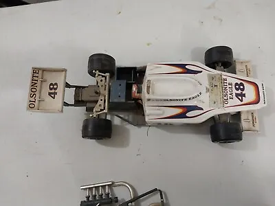 Race Car 1975 Jim Beam Bobby Unser Olsonite Eagle #48 Nascar Decanter READ • $24.50