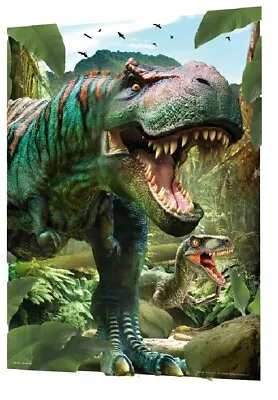 3D Large Lenticular Poster Dinosaurs T-Rex • $24.95