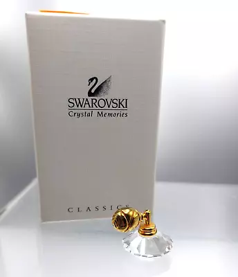 Swarovski Crystal Memories Gold Miniature Atomizer Perfume Austria W/Box 173388 • $49.95