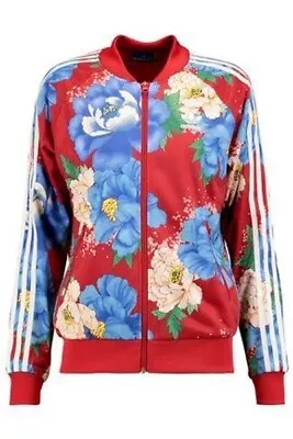$99 • Buy Adidas Women’s ‘Chita Superstar’ Red Floral Jacket Size XS. Very Rare