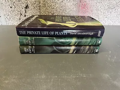 The Private Life Of Plants & 2x Life On Earth By David Attenborough • £2.99