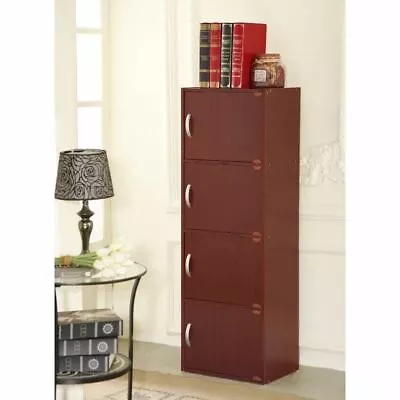 4 Door Storage Cabinet Office Organizer Bookcase Pantry Cupboard Shelves COLORS • $77.90
