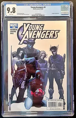 Young Avengers #6 ~ 9/05 1st Cassie Lang As Stature ~ CGC 9.8 WP - Read • £0.99