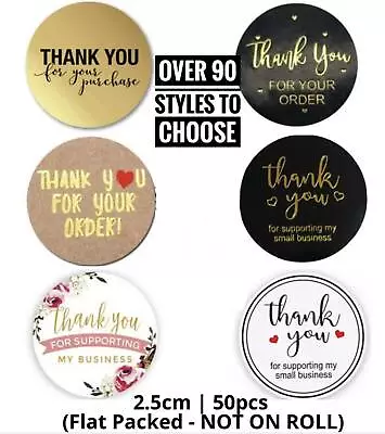 50PCS Sticker Thank You For Your Order Thank You Sticker Thank You Business🔥 • $4.99