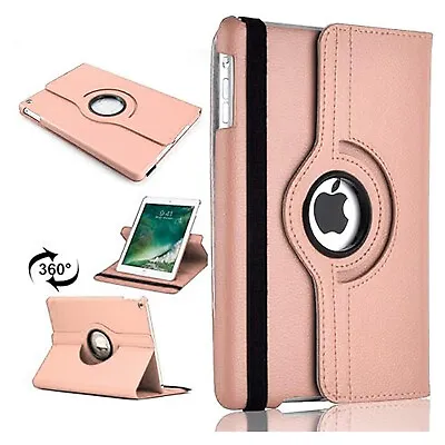 360 Rotating Leather Smart Stand Case Cover For IPad 9.7 Air 1 & 2 5th 6th Gen • £6.95