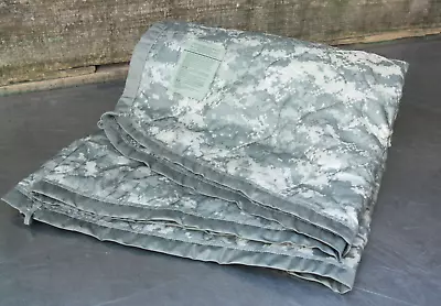 $28.45 • Buy USGI Army Military Wet Weather Poncho Liner Woobie Blanket ACU Digital Camo