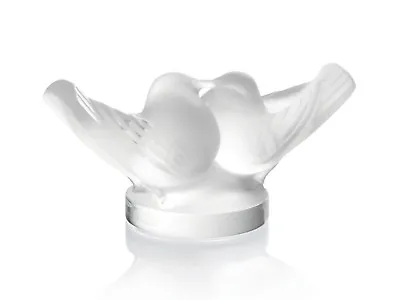 Lalique Crystal Two Lovebirds #1060500 Small Clear Sculpture Brand Nib Love F/sh • $512.71