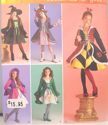  SEWING PATTERN Simplicity 2834 IRISH DANCE Costume Girls Size 7-14 • $12.99