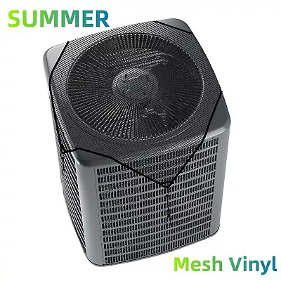 Outside Air Conditioner Cover Mesh Vinyl Protector AC Defender For Summer Unit • $11.11