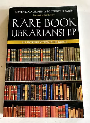 Rare Book Librarianship : An Introduction And Guide Paperback Book • $22