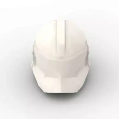 White Phase 2 Clone Trooper Helmet | UNPRINTED | Building Blocks | New • $3