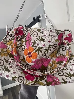 Vera Bradley Handbag With Removable Chain Shoulder Strap So Cute! EUC • $12