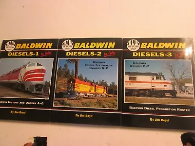 Baldwin Diesels In Color - 3 Volume Set - Morning Sun • $130