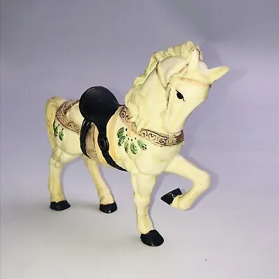 Vintage Price Products Bisque Hand Painted White Horse Figurine - Belmawr NJ • $14.99
