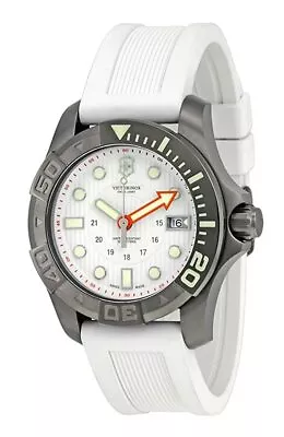 NEW Victorinox Swiss Army 241559 Mens Quartz Stainless Steel Rubber Band $795  • $398.99