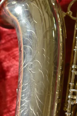 $5450 • Buy 1941 Selmer Paris Balanced Action Silver Plated Alto Saxophone Near Mint