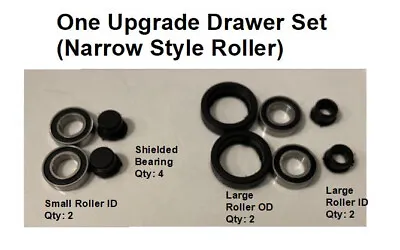 Ball Bearing Upgrade Steelcase Tanker Desk Drawer Roller Narrow Style • $20