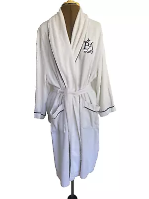 Peter Alexander White Dressing Gown With Navy Trim Size Large • $20