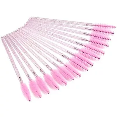 Tbestmax 100 Disposable Eyelash Brush Mascara Wands Spoolies • $8.77