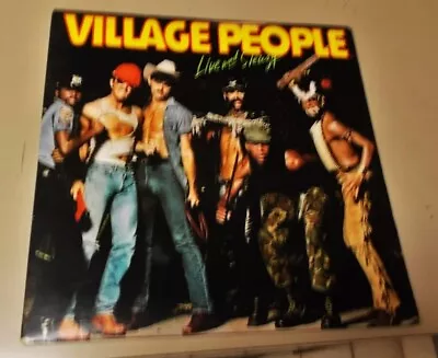 Village People Live And Sleazy Vinyl Lp Records Gatefold Double Album 1979 Casab • $5.99