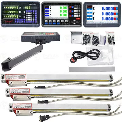 2/3/4/5 Axis Digital Readout DRO TTL Glass Linear Scale Encoder 100/150...2000MM • $205.41