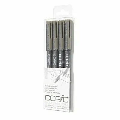 Too Copic Multi-liner Four Sets Of Cool Gray Set 11787054-00001 4511338052716 • $69.28