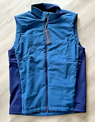 Holderness & Bourne NWT Men's Small The King Vest Heathered Marine Blue NWT $220 • $79.99