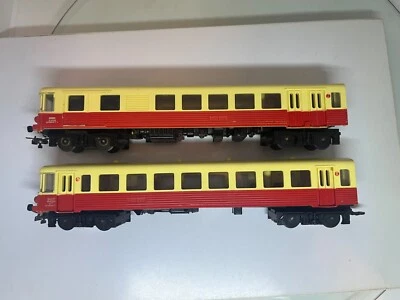 $245 • Buy Hornby AcHO HO Gauge Railways 6370 SNCF 2 Car Autorail Red & Cream