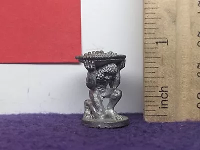 Mega Miniatures 20015b Statue Man Kneeling Holding Brazier D&D Metal Fantasy • $8