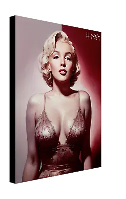 Marilyn Monroe Painting W/COA - Framed Canvas 40X30cm  • $250