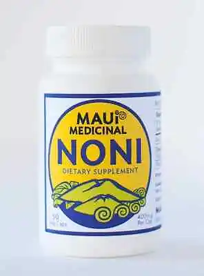 NONI FRUIT 50 Veggie Capsules - 400 Mg Per Capsule  By Maui Medicinal Herbs • $16.95