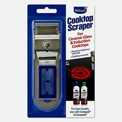 HILLMARK COOKTOP SCRAPER Ceramic Glass & Induction Cleaner (With 5 Spare Blades) • $12.99