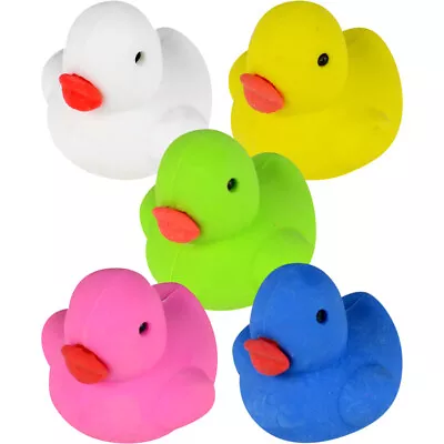 12 Mini Rubber Duck Ducky Erasers Party Favors ~1.25in (32mm) • $7.99