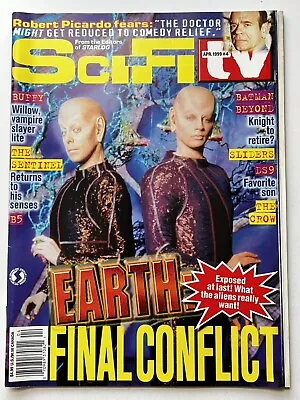 Sci-Fi TV Magazine #4 April 1999 -Earth Final Conflict Cover Photo -X-Files Trek • £18.61