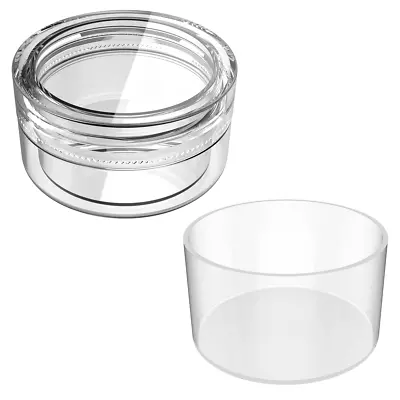 50 Jars 5 Gram 5ml  Acrylic Plastic Jar Sample Containers W/ Silicone • $6.50