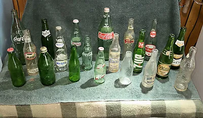 $40 • Buy 20 Vintage Soda Bottles, Cheerwine, Par-T-Pak, Grapette, Bortner’s And More
