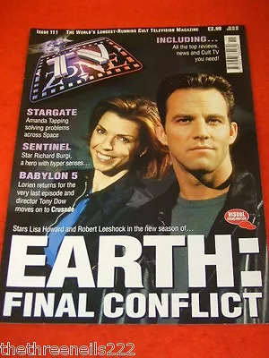 Tv Zone #111 - Earth Final Conflict - Feb 1999 • £6.99